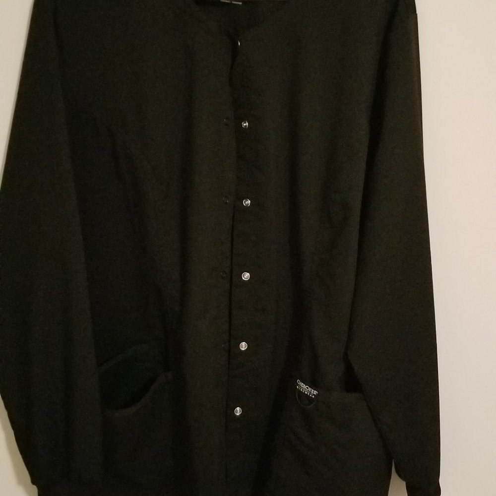 Black scrubs jacket